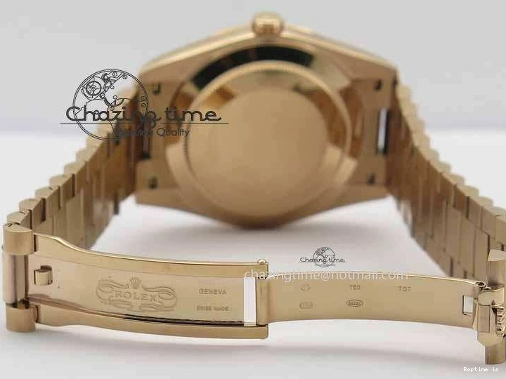 1226 Sophisticated Day-Date 40mm 228239 RG Noob 1:1 Best Edition Brown Roman Dial On RG President Bracelet A 3707